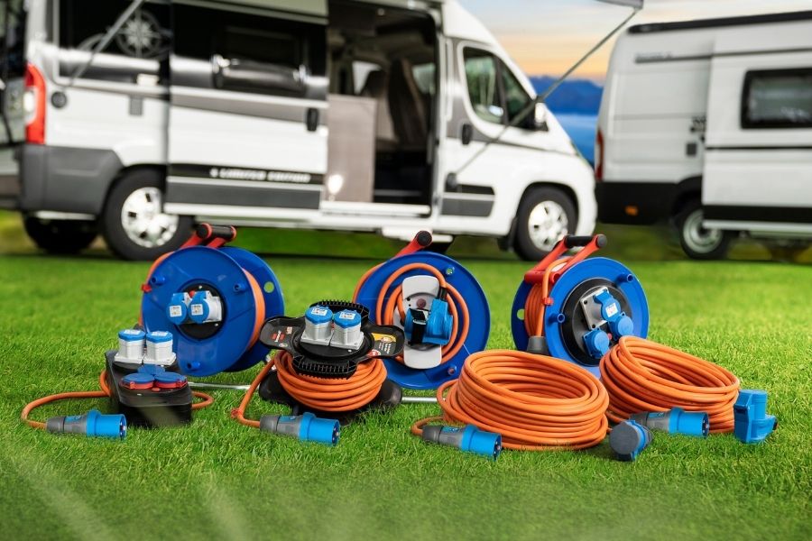 Distribution d'énergie pour camping et lampes d'extérieur de Brennenstuhl