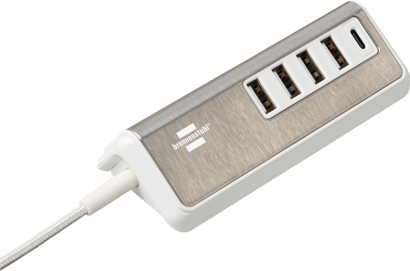 brennenstuhl®estilo USB multilader 1,5m kabel 4x USB lader + 1x USB C brennenstuhl®